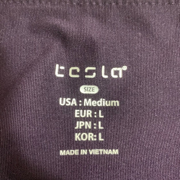 Tesla High Rise Purple Capri Leggings - Picture 3 of 8